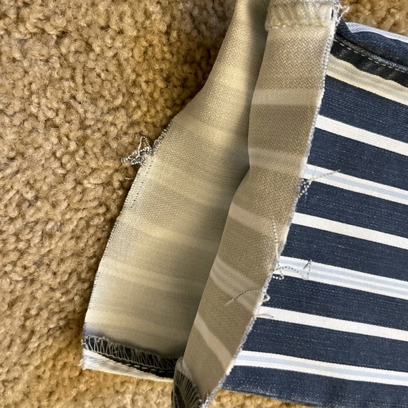 Democracy Slim Straight Ankle bottoms Stripes - Picture 5 of 7